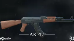 AK-47 game-ready ak - rifle 3D model