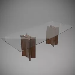 Alan Botte Cristallo Table by Porada 3D model