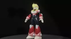 Alia from Megaman X5 Low-poly 3D model