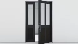 Aluminium door 132 3D model