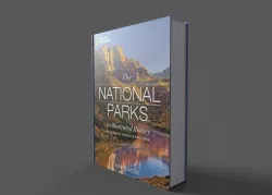 America National Parks  Hardcover Book Low-poly 3D model