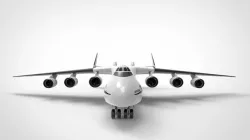 AN 255 airplane Low-poly 3D model