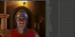 Ancient Roman Character Low-poly 3D model