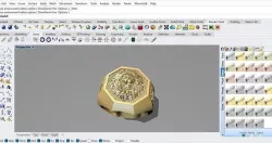 anillo leon  3D model