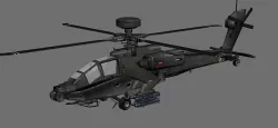 Apache Helicopter 3D model