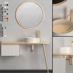 Artelinea T-60 120 Bathroom Furniture 3D model