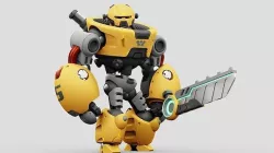 BATTLE DROID OMNIUS  RIGGED 3D model