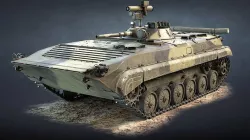 BMP-1 and BMP-1P Low-poly 3D model