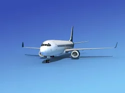 Boeing 737-800 BBJ 2 3D model