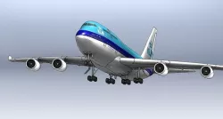 Boeing 747 3D model