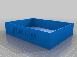 Box and lid for Werwölfe Vollmondnacht / One Night Ultimate Werewolf plus expansions (Vollmondnacht, Morgengrauen, Vampirdämmerung)