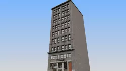 buiding tall building in sky 3D model
