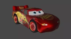 Cars - Lightning Mcqueen 3D model