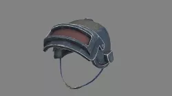 Cartoon metal helmet - steel helmet Low-poly 3D model