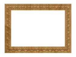 Carved picture frame STL 3D model