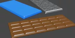 Chocolate Low-poly 3D model