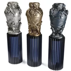 Classic relief vase Low-poly 3D model