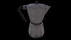 Cofee maker Low-poly 3D model