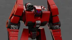 Combat Droid rigged character 3D model
