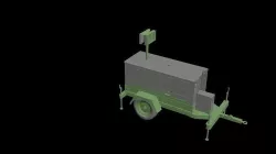 CONSTRECTION EQUIPMENT AND TRAFIC WARRINERS  Low-poly 3D model