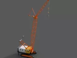 Crawler Crane 3D model