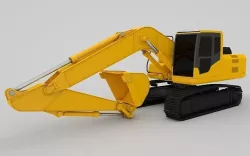 Crawler Excavators 3D model