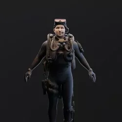 CSGO Agent Captain David 3D model