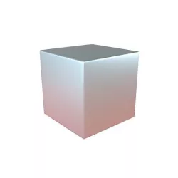 Cube Geometric Shape v1 003 Low-poly 3D model