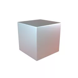 Cube Geometric Shape v1 004 Low-poly 3D model