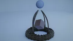 Cube Hologramme  3D model
