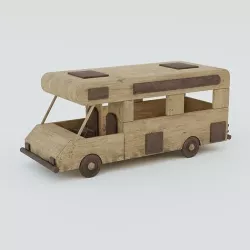 Dirty Toy Camper 3D model