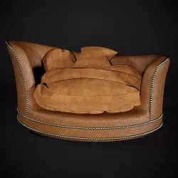 Dog bed 3D model
