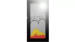 Door Fire Smoke design 3D model