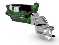 Engine Volvo-Penta 340 HP 3D model