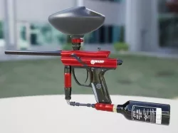 Fake brand game-ready paintball marker Low-poly 3D model
