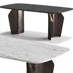 FLAME Marble table by Bonaldo 3D model