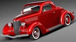 Ford 1936 Coupe 3D model