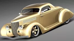Ford 1936 Coupe Custom 3D model