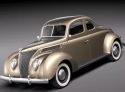 Ford 1937 Coupe 3D model