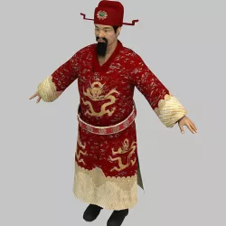 God of Fortune 3D model