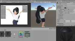 Hair 48 Unity Prefab 3D Item Zepeto Low-poly 3D model