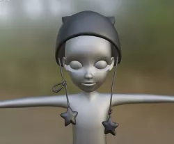 Hat 3D Model Item Zepeto Unity Prefab FBX  Low-poly 3D model