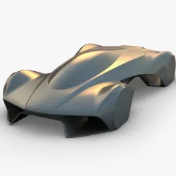 Hypercar Model 1 - basic 3D model