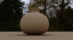 Indian Treditinal  poat 3D model