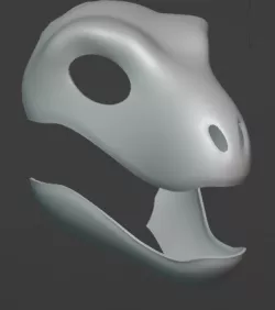 Indoraptor Raptor Dinosaur Fursuit Head Base