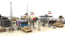 Iranian Military Base Low-poly 3D model