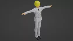 J-Hope - BTS Low-poly 3D model