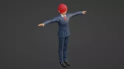 Jimin - BTS Low-poly 3D model