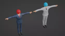 Jimin - V - BTS Low-poly 3D model