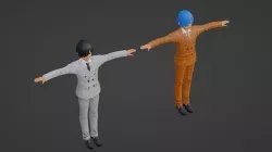 Jungkoo - RM - BTS Low-poly 3D model